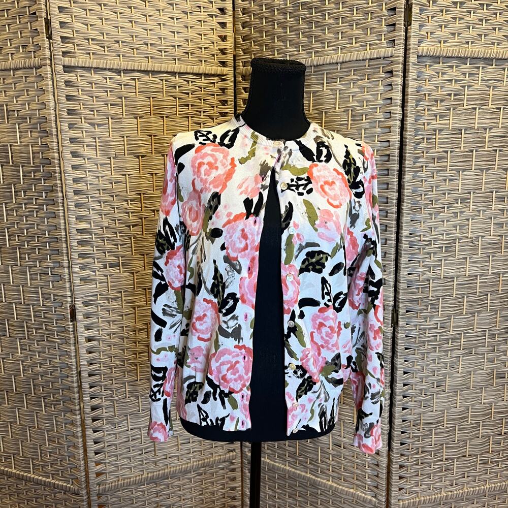 Floral and Romantic 100% Cotton Cardigan